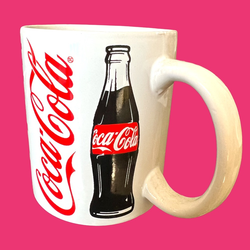 Vintage Coca-Cola Mug "It's The Real Thing" Coke Slogan Coffee Cup Mug. - Picture 7 of 13
